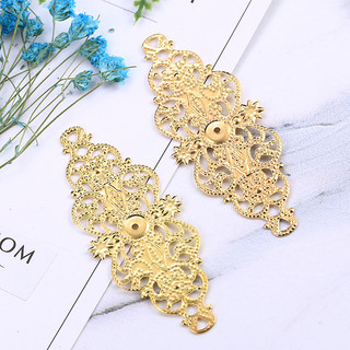 Phụ kiện trang sức handmade gồm 5 miếng kẹp tóc hoa mảnh, chất liệu kim loại và mũ đội đầu, phong cách cổ điển