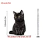 Kool Trang Trí Mèo Đen Mặt Dây Chuyền Cho Gương Ô Tô Acrylic Treo Xe Trang Trí Gương Chiếu Hậu Trang Trí Lâu Dài