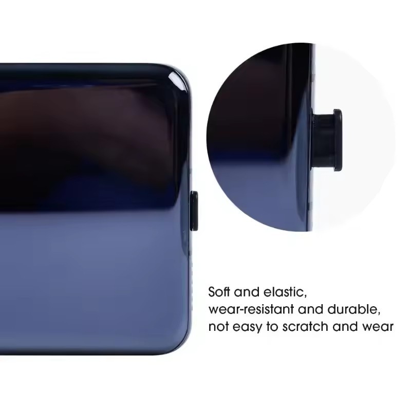 3 / 6 / 10 Cái Cổng sạc điện thoại di động Cắm bảo vệ | Phích cắm bụi silicon linh hoạt cho cổng Type-C Ngăn chặn nước / cát / bụi - 0.5x1cm Universal Fit (2 màu)