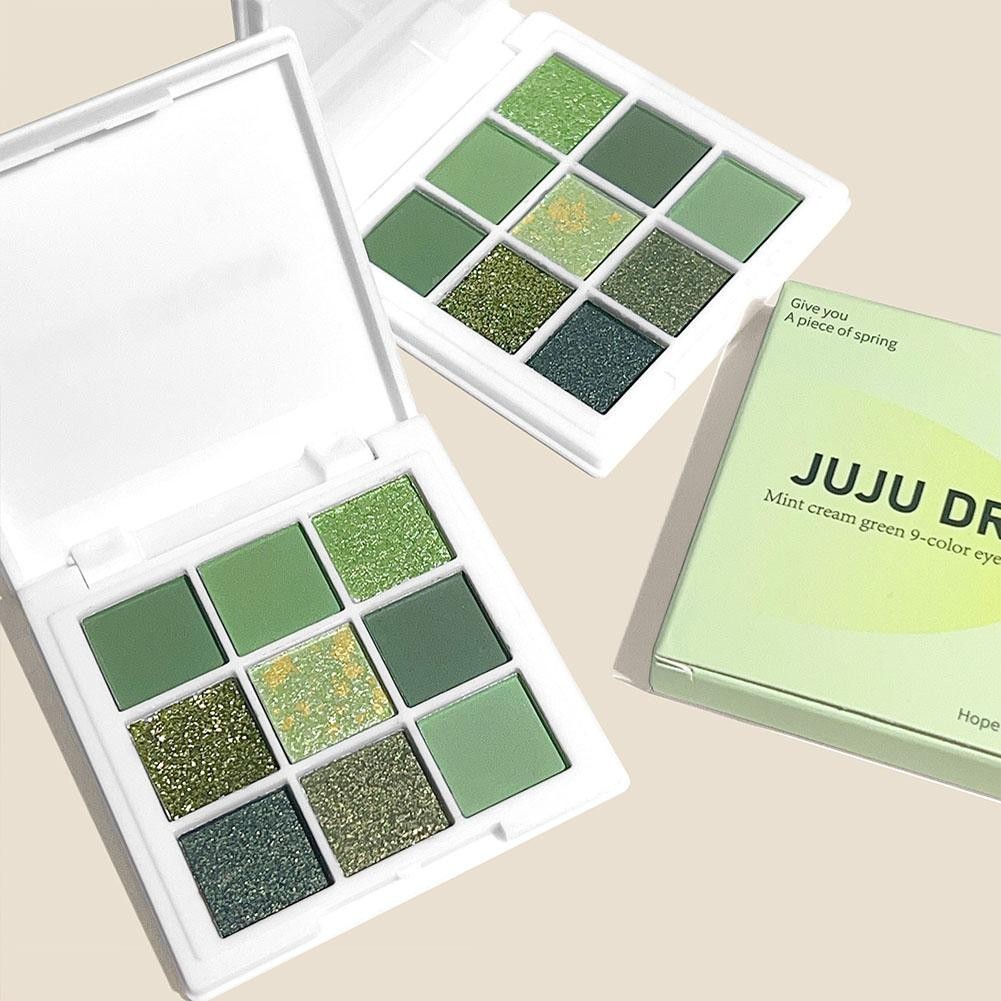 Juju Dream 9 Màu Xanh Phấn Mắt Mờ Lâu Dài Trang Điểm Mắt G6b8