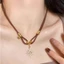 Vòng tay và mặt dây chuyền vintage đính hạt, thẩm mỹ quyến rũ, trang sức handmade