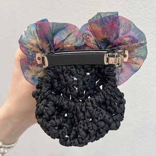 Chụp Búi, Kẹp Lưới Búi Tóc Hình Hoa, Phụ Kiện Tóc TRUNG NIÊN HaminStore
