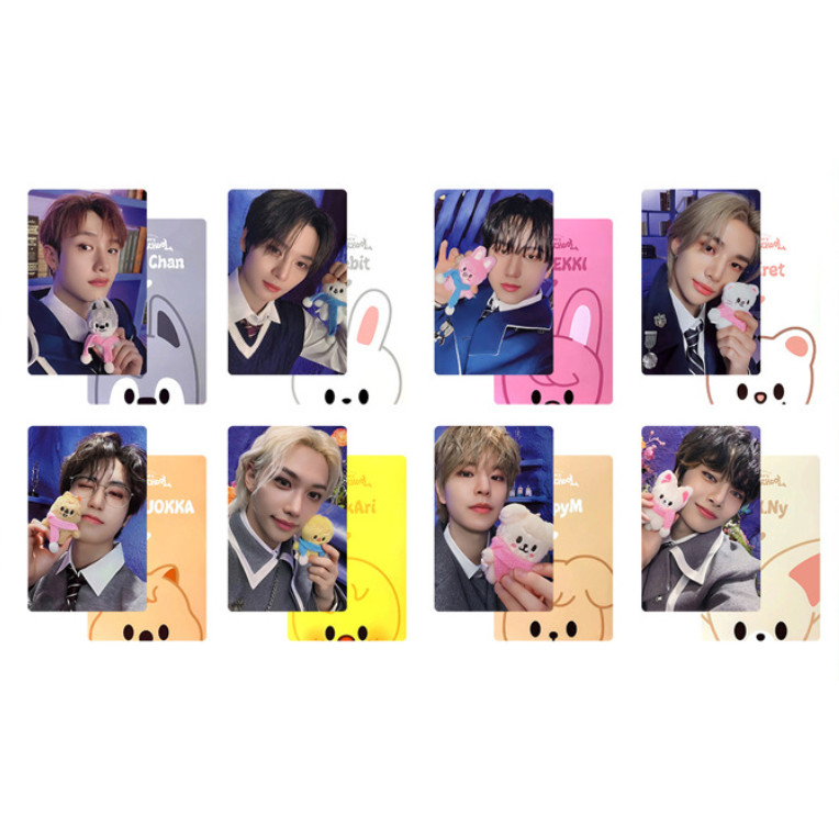 8-15 Chiếc STRAY KIDS Magic School Photocards Trong Suốt Dấu Trang Thẻ ROCK STAR Ngày Hoàn Hảo Lomo Cards Felix Hyunjin Minho I.N Han Bin Seungmin Bangchan Bưu Thiếp YM