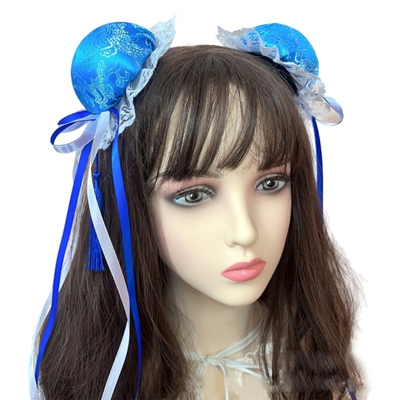 Jenniferab Tóc Bun Kẹp Tóc Anime Người Giúp Việc HairBun Bìa Hóa Trang Đảng Kẹp Tóc