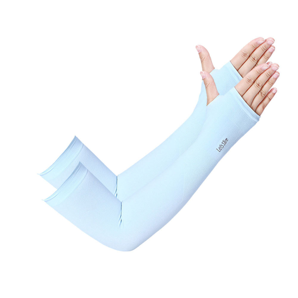 Đi Xe Đạp Chống Nắng Tay Thể Thao Ngoài Trời Liền Mạch Thẳng Unisex Kích Thước Lớn Độ Đàn Hồi Cao