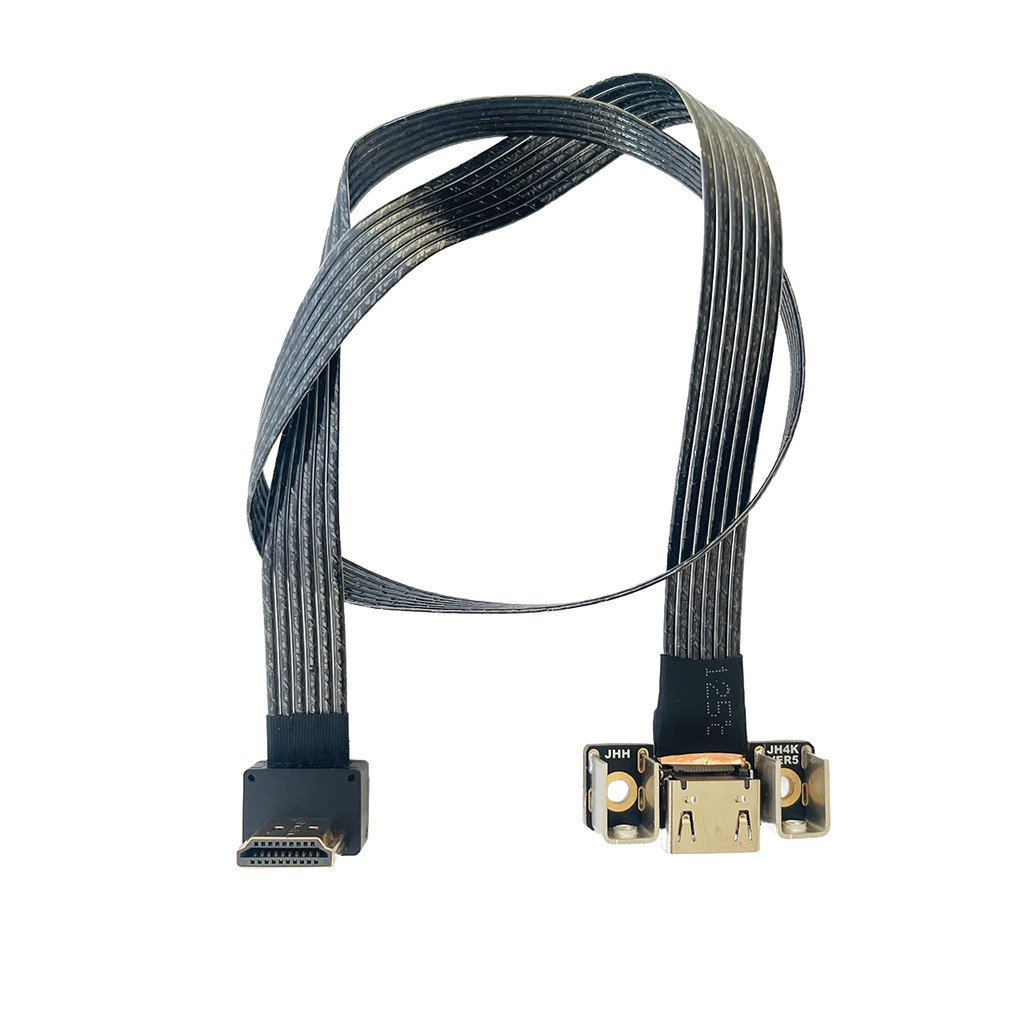 Jmt HDMI tương thích 2.1 48Gbps Cáp chuyển đổi Video tích hợp Cáp mở rộng không mất mạ bạc 4K240hz cho vỏ ITX Cáp HD