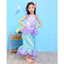 Váy công chúa nàng tiên cá cho trẻ em Halloween cosplay Ariel Váy bé gái