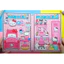 Búp bê giấy wednesday ngôi nhà hello kitty màu hồng của cô bé xinh đẹp (mới)