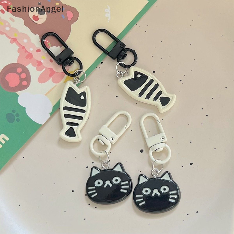 FashionAngel Hoạt Hình Móc Khóa Vòng Chìa Khóa Cho Nữ Nhựa Dễ Thương Cá Ch Móc Khóa Phụ Kiện Thời Trang Trang Trang Sức Quà Tặng TH
