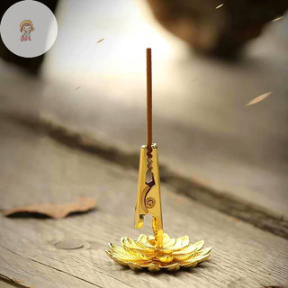 TWE 1 Hương Dính Giá Đỡ Hoa Sen Hương Kẹp Lư Hương Nón Censer Nhà Trà Sandal Cuộn Đế Trang Trí Nhà VN
