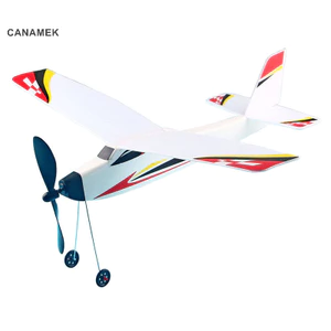 Calamek DIY Máy Bay Mô Hình Ném Tay Học Sinh Bay Glider Dây Cao Su Power CSF