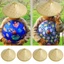 Mũ Tre GUSTAVA, Mũ Dệt Mây Tre Handmade, Phim Hoạt Hình Chống Nắng Retro Mũ Chống Mưa Mùa Hè
