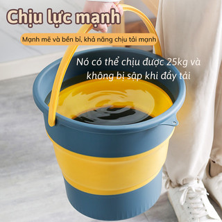 Xô Gấp Gọn Bunnies – Đa Năng, Có Quai, Chịu Nhiệt, An Toàn, Giặt Đồ & Rửa Xe