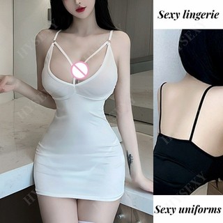 Váy Nữ Gợi Cảm Hộp Đêm Gói Chặt Hông Dây Đầm Trong Suốt Độ Đàn Hồi Cao Gợi Cảm DS02