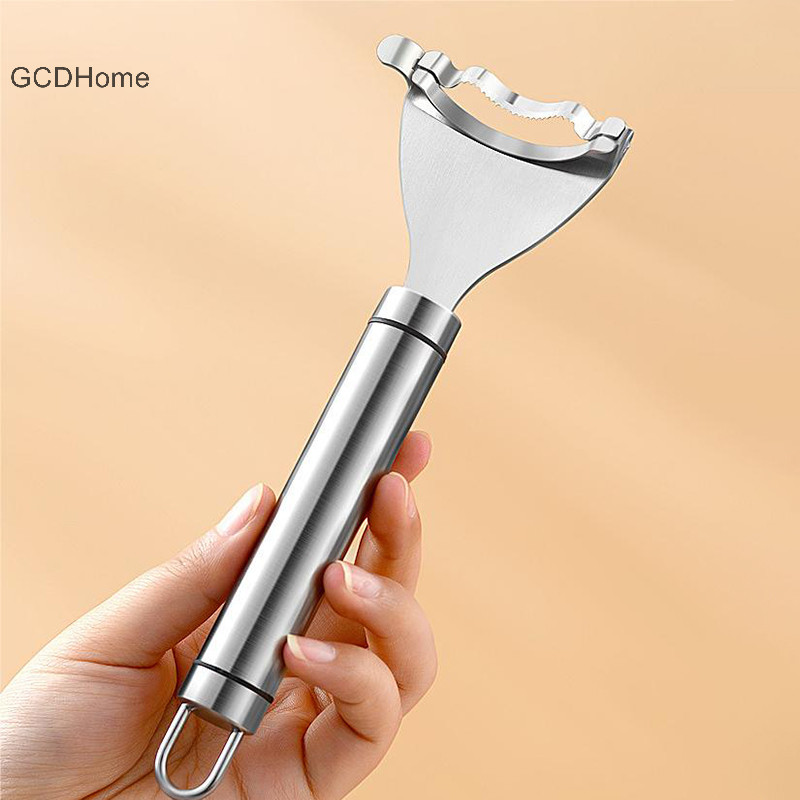 Gcdhome Dụng Cụ tách hạt ngô bằng thép không gỉ, bào ngô cầm tay cho gia đình, máy tuốt hạt ngô thủ công