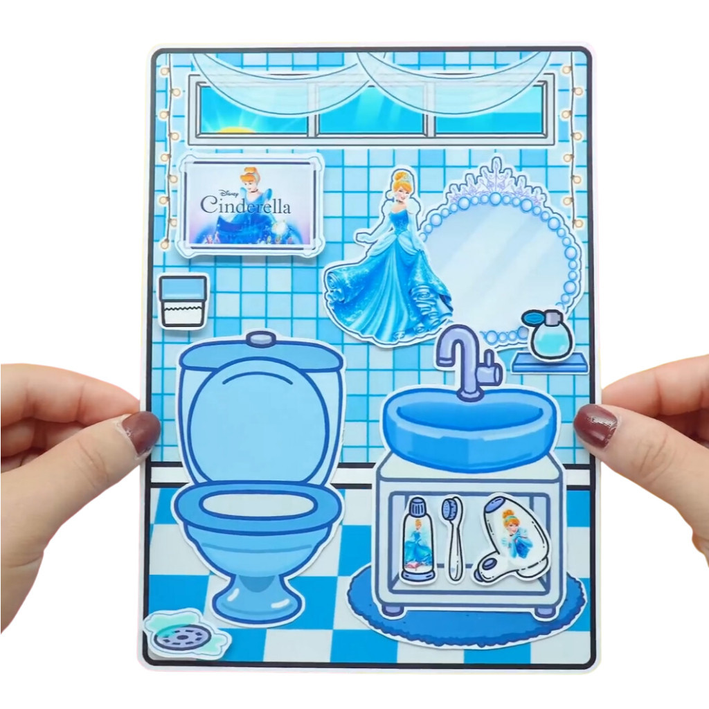 Đồ chơi bằng giấy ngôi nhà búp bê của toca boca đồ chơi bé gái h23 Đồ Chơi - Squishy - Kuromi - Đồ chơi giấy
