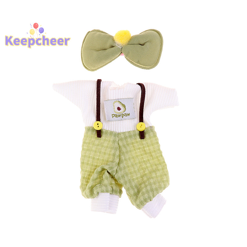 [Keepcheer] Bộ quần áo cho bộ đồ thời trang búp bê 16-17cm Váy trang điểm búp bê 1 / 8 Quần áo dễ thương [Mới]