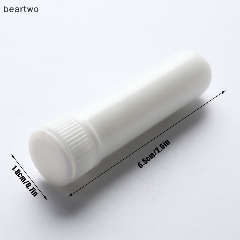 < Beartwo > 10 Cái Ống hít mũi trắng Ống hít rỗng Đẹp