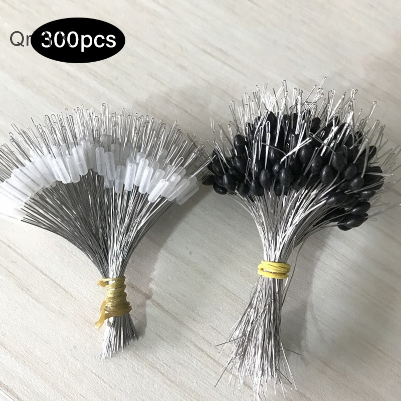Nhà Máy Thời Trang 300 Cái / lốc Phao Cao Su Chặn Câu Cá Bobber Chặn Phao Hình Trụ Không Gian B QrhYK