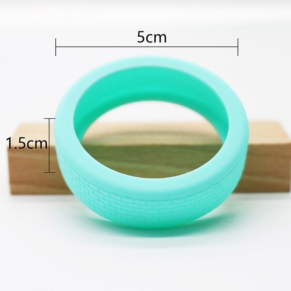 ROLY 8 cái/bộ bảo vệ bánh xe vali silicone im lặng, giảm ồn cho vali du lịch, xe đẩy