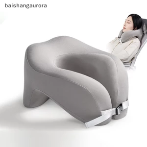 Gối Du Lịch BASA Hình Chữ U Nguyên Chất Nhớ Xốp Cổ Gối Cho Máy Bay Văn Phòng Ngủ Cổ Tử Cung Gối Chuyến Bay Đầu Ngủ Cổ Hỗ Trợ BASD