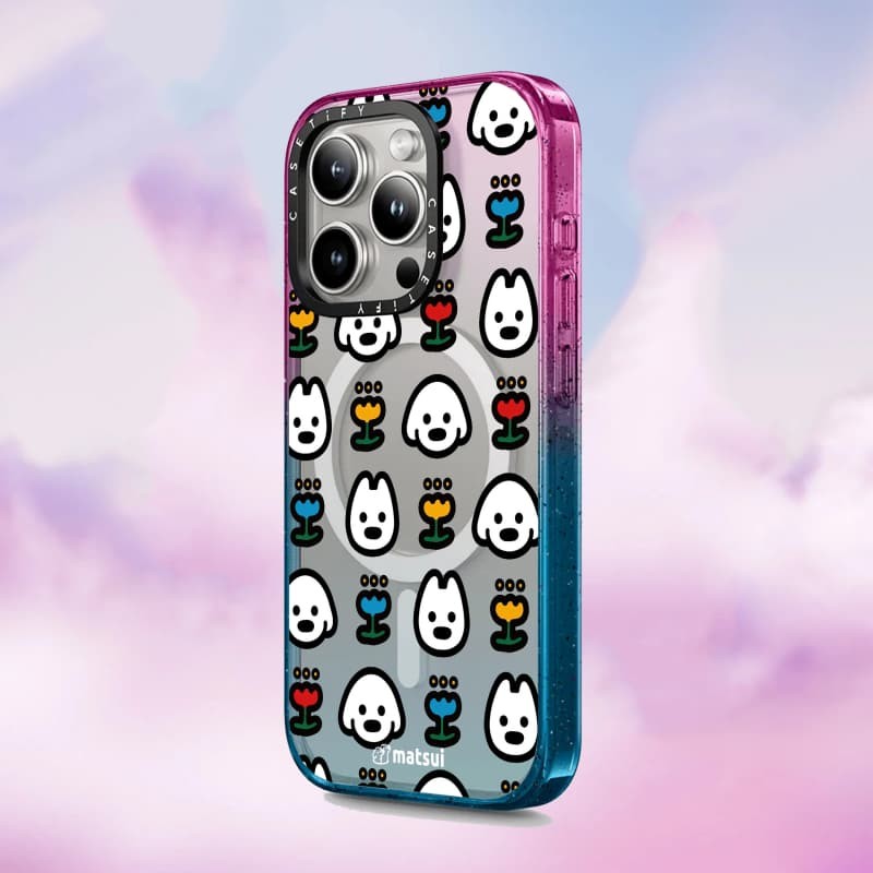 Casetify X Nhiều Chó Ốp Lưng Cạnh Đen Đào Haze Cotton Kẹo Bộ Sưu Tập Màu Sắc Trong Suốt Cứng Ốp Lưng Tác Động Cho Apple IPhone 12 13 14 15 16 Pro Max Plus Có Hộp
