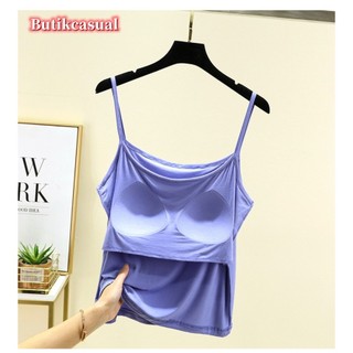 Phụ Nữ Modal Ngực Đen Trắng Không Tay Đồng Bằng Áo Thun Mùa Hè Mỏng Mỏng Áo Sơ Mi Thường Ngày