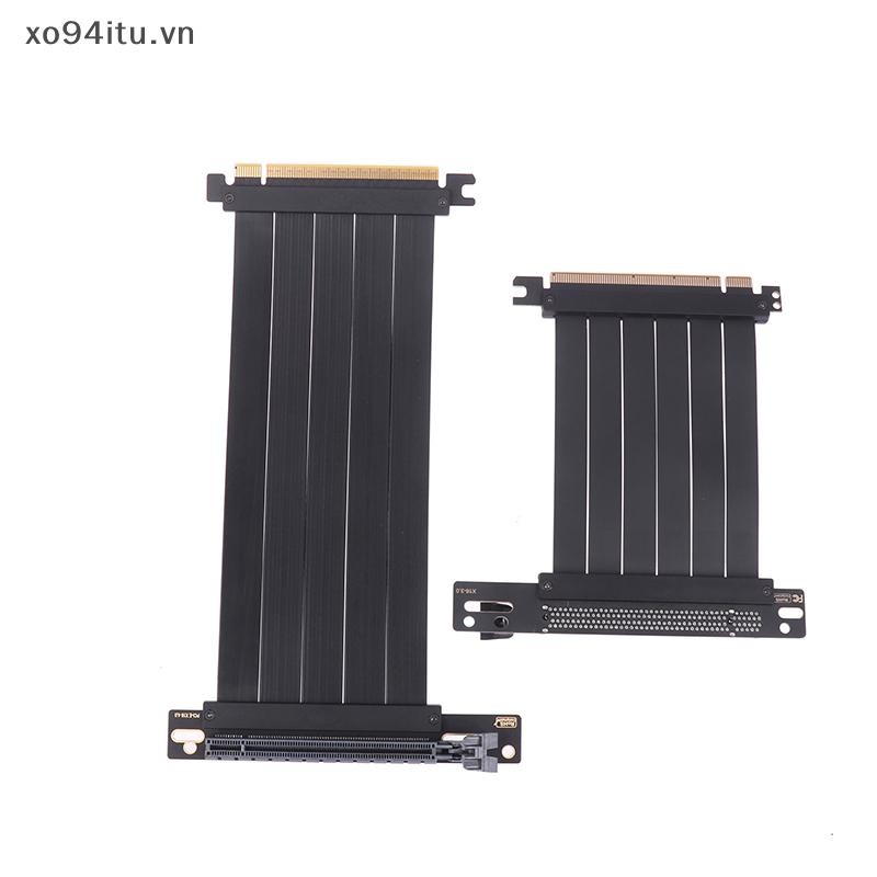 Xoitu Full Speed PCIE 3.0 4.0 16x Riser Cáp mở rộng Card đồ họa PCIE Express GPU Mở rộng Card Riser Shielded Extender VN