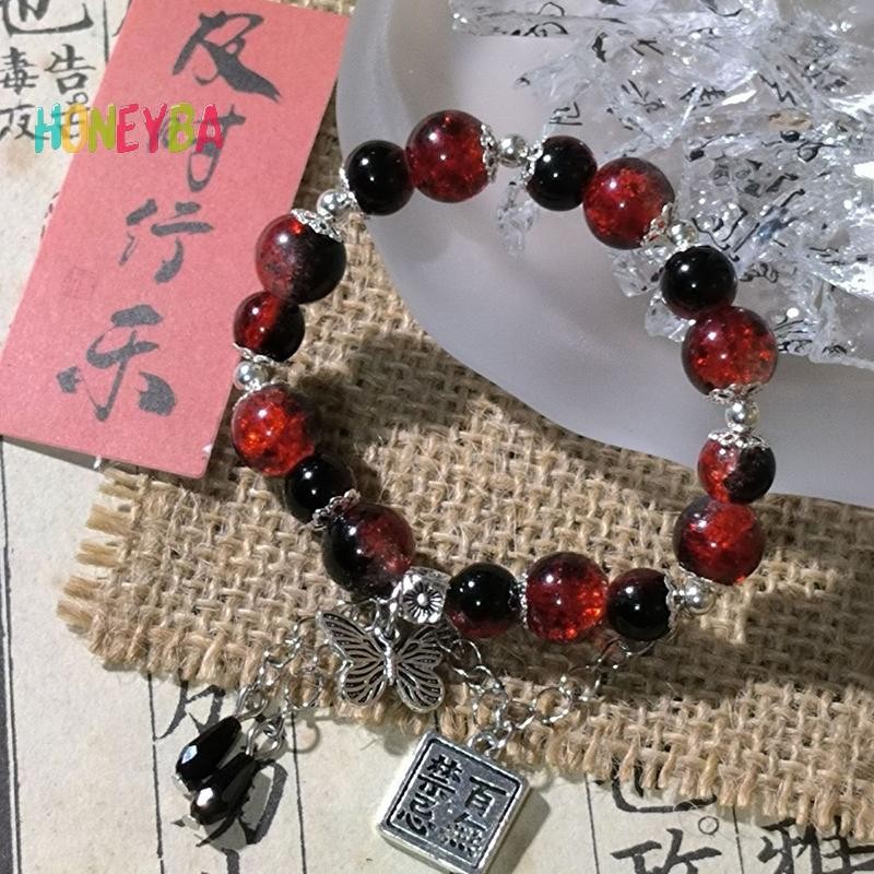 < Honeyba > Vòng tay Tian Guan Ci Fu Cosplay Xie Lian Hua Cheng Heaven Mặt dây chuyền phước lành của chính thức Vòng tay đính cườm Quà tặng cặp đôi