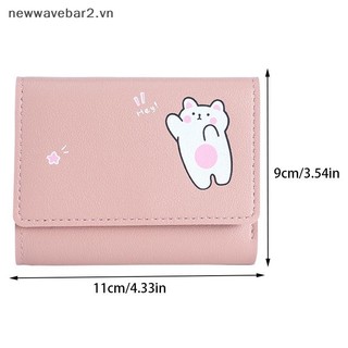 [Mới] Ví nhỏ ngắn dễ thương dành cho nữ Túi đựng thẻ gấp ba lần dành cho nữ Túi đựng thẻ Ví đựng tiền xu Ví nữ Túi hoạt hình.