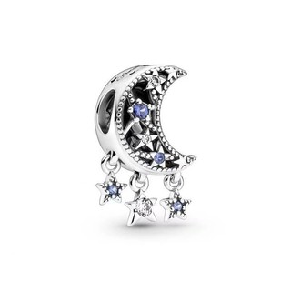 Có hàng, hạt charm phi hành gia thiên hà rực rỡ, mặt dây chuyền treo (phù hợp với vòng tay charm), trang sức DIY