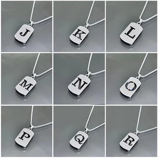 26 Chữ Cái Tiếng Anh Vòng Cổ Phiên Bản Hàn Quốc Đơn Giản Vòng Cổ Thép Titan Cá Tính Đơn Giản Cặp Đôi Vòng Cổ Đa Năng Hợp Thời Trang Xương Đòn Dây Xích