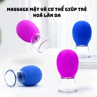 Cốc Massage Nâng Cơ Trẻ Hoá Làn Da, Cốc Giác Hơi Thông Kinh Lạc Chân Không Đa Năng NGÓI HOME - CM01