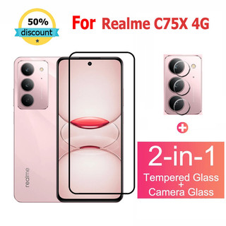 cường lực Realme C75X 4G Kính Cường Lực Bảo Vệ Màn Hình Cho Realme 14X 14 13 12 12X 10T 9i 11 10 Pro Plus C75 C55 C53 C65 C67 C51 GT 7 Note 60 50 Narzo 60 50 5G Kính bảo vệ ống kính máy ảnh