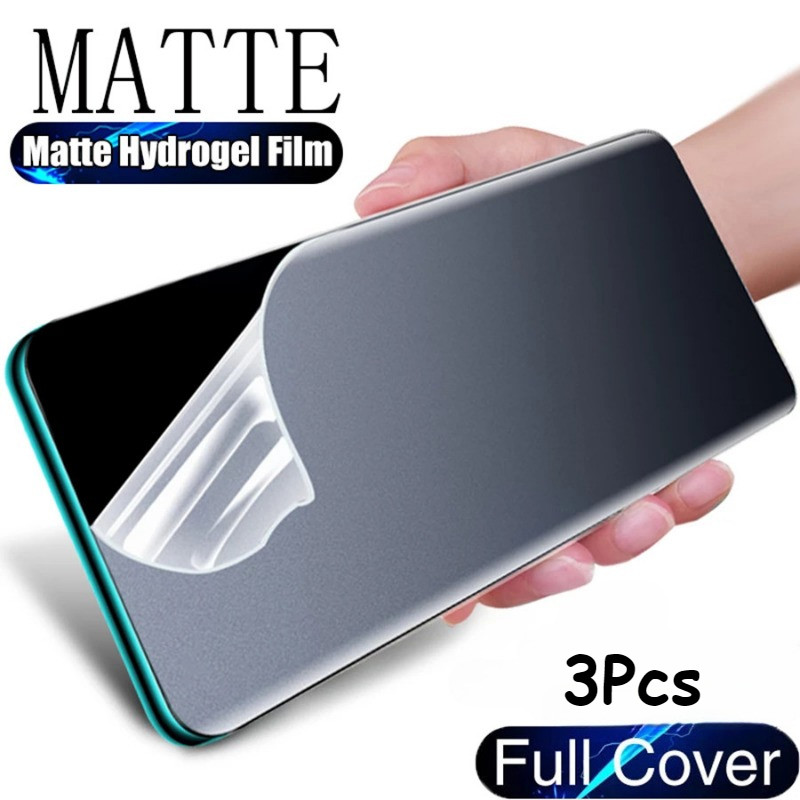 Tecno Camon40 3 Cái 999D Full Cover Matte Frosted Soft Hydrogel Film Cho Tecno Spark 30 30C Go 1S Camon 40 Premier Pro Pop 9 4G 5G 30S Bảo Vệ Màn Hình Điện Thoại Chống Cháy Nổ