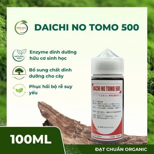 Phân Bón Hữu Cơ Enzyme Nhật Bản DAICHI NO TOMO 500 - Tăng Dưỡng Chất Cho Cây Trồng [100ML]