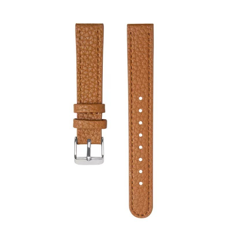 Dây đeo đồng hồ bằng da 14mm cho Xiaomi mi band 10 9 8 7 6 5 4 3 Nam Nữ Dây đeo thay thế Dây đeo cổ tay Không có đầu nối
