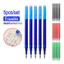 Bút xóa được DELMER, Thanh nạp lại có thể xóa được 0,7mm 0,5mm dung tích lớn, Đồ dùng học tập Nhiều màu Xanh đen mịn Bút Gel viết tay cầm nạp lại