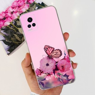 Dành Cho Vivo V20 2021 Vỏ V2040 V2043 V2025 V2024 Vỏ Mềm Khủng Long Dễ Thương Kỳ Lân Ốp lưng Cho VivoV20 V 20
