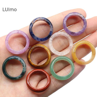 Luimo 1 Chiếc Nhẫn Đá Tự Nhiên Mã Não Tinh Tế Nhẫn Pha Lê Cho Nữ Cô Gái Nhẫn Thời Trang Tiệc Cưới Trang Sức Phụ Kiện Quà Tặng SBS
