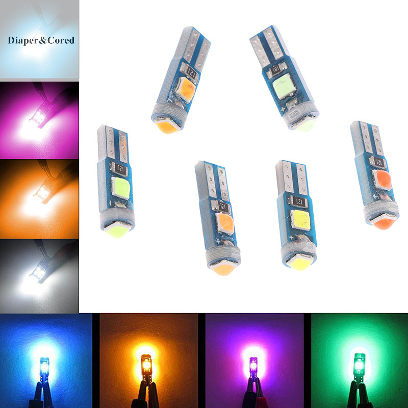 Diaper & CORED 2 Đèn Led T5 3030 3SMD Đồng Hồ Đo Ô Tô Bóng Đèn Nhạc Cụ ...
