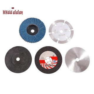🔥🔥🔥5 Đĩa Cắt 75 Mm Cho 10 Mm Khoan Góc Mài Kim Loại Tròn Lưỡi Cưa Flat Flap Mài Bánh Xe Phay Dụng Cụ