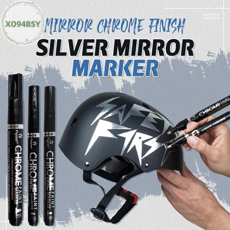 Xo94bsy Silver Marker DIY Paint Mirror Chrome Finish Water UV ...