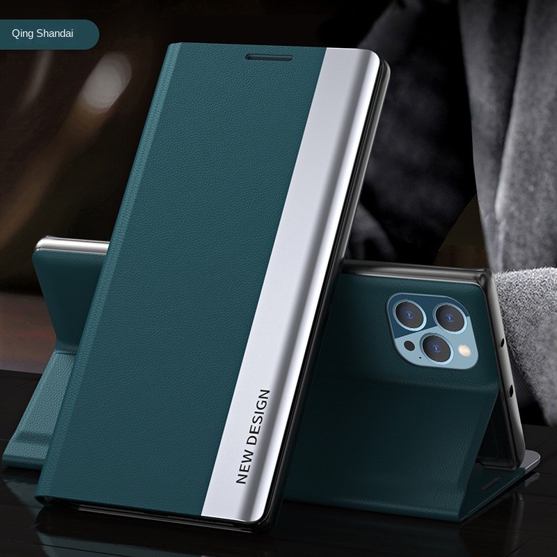 Bao da mạ điện Giá đỡ điện thoại cho IPhone 15 14 13 12 Mini 11 16 Pro Max XS XR X Plus Vỏ chống rơi