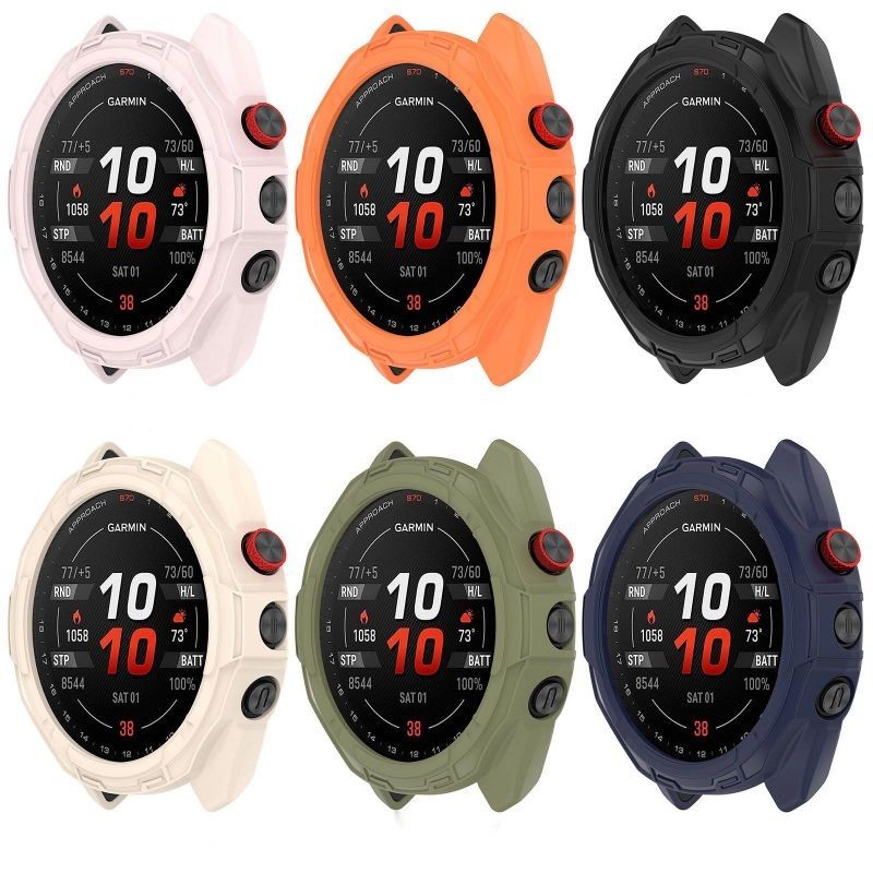 Garmin ApproachS70 Silicon Rỗng Ra Vỏ TPU Mềm Khung Ốp Lưng Đồng Hồ Cho Garmin Approach S70 42mm 47mm Chống Vân Tay Chống Trầy Xước Bảo Vệ Màn Hình Đồng Hồ Thông Minh