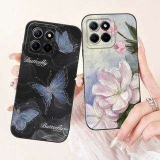Ốp bảo vệ ống kính vuông Honor X8b HonorX8b X 8B 4G LLY-LX1 LLY-LX3 Vỏ silicon mềm in thời trang
