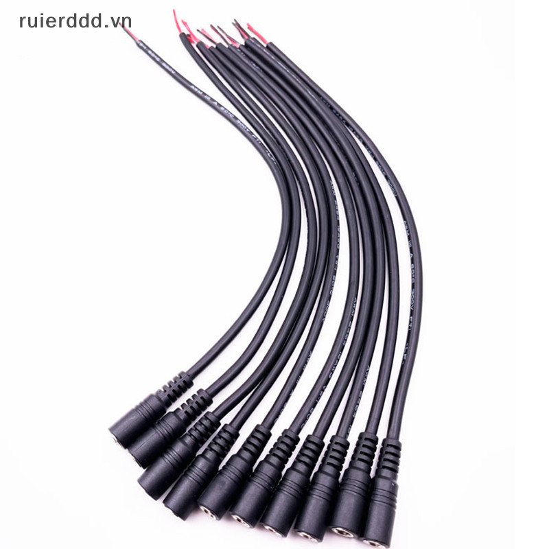 # MỚI # 10 chiếc Đầu nối dây cáp nam hoặc nữ 5.5x2.1 cho đèn LED dải 3528 5050.