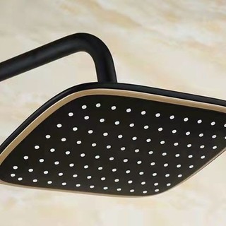 Bộ vòi sen cầm tay đa năng, xịt nước treo tường, đầu phun vàng đen