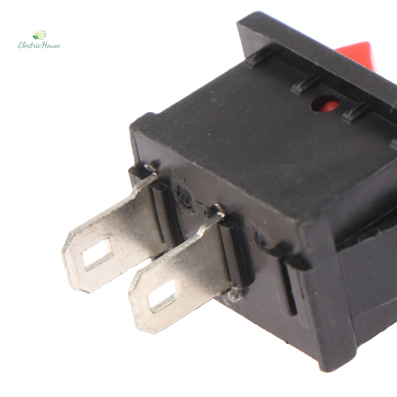 [Nhà Điện] 10 Cái 2Pin 21X15mm Rocker 6A / 250VAC Bật Tắt Đỏ Đen Trắng mới