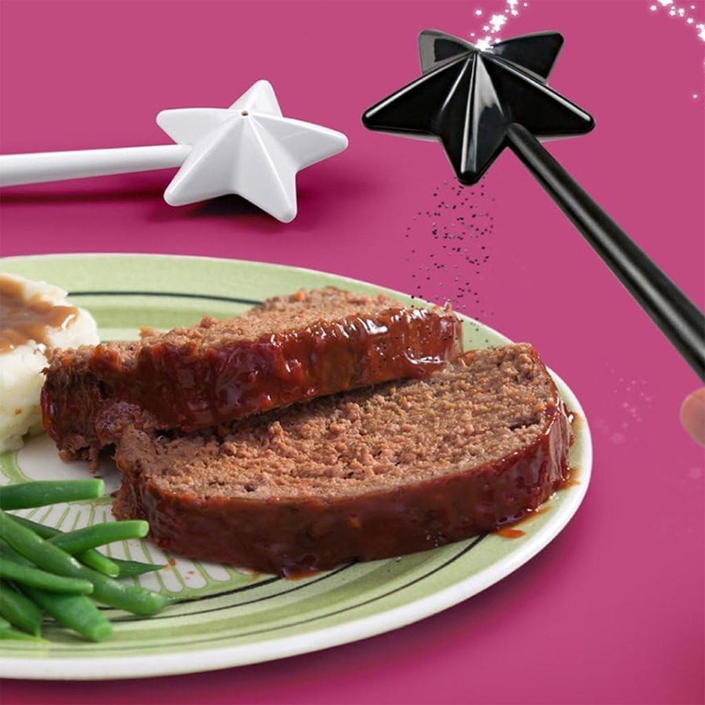 Magic Star Wand Spice Shaker Set Mini Salt and Pepper Shakers Phụ kiện nhà bếp dễ thương để trang trí nhà hàng Cửa hàng cung cấp tiệc